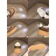 Gucci GG Supreme Brown Trainer Details Grid View in brown and white Collage of six detail shots showing toe box, heel logo, platform midsole and rubber outsole of Gucci trainer in brown and white