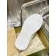 Gucci White Trainer Sole Pattern Underside tread pattern of white rubber sole featuring Gucci branding