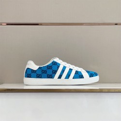 Gucci Monogram Canvas And Leather Low-Top Trainers Gucci Monogram Canvas And Leather Low-Top Trainers