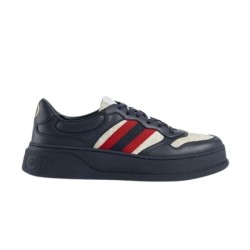 Gucci Monogram Canvas And Leather Chunky Low Top Trainers Durable