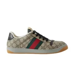 Gucci Trainers Men’s Screener In Beige Gcc055 Uk