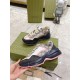 Replica Gucci 8168 GGCC-106 Buddha Luxury Replica Gucci Trainers Rhyton Gg-Monogram Leather-Trim Canvas – Gcc106 Uk - 8168 - Buddha Luxury