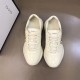 Gucci Rhyton Ivory Leather Trainers Top View Pair Pair of Gucci Rhyton Ivory Leather Trainers viewed from above