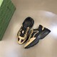 Replica Gucci 9393 GGCC098 Buddha Luxury Replica Gucci Trainers Rhyton In Brown Black – Gcc098 Uk - 9393 - Buddha Luxury