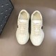 Gucci x Disney Rhyton Trainers Top View Pair in ivory Overhead pair view of Gucci x Disney Rhyton ivory trainers showing laces and collar