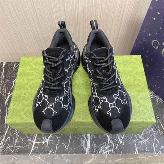 Replica Gucci 8374 GGCC-012 Buddha Luxury Replica Gucci Trainers Run Gg Crystal – Gcc012 Uk - 8374 - Buddha Luxury