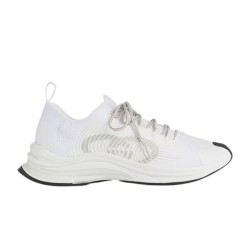 Gucci Run Knit White Low Top Trainers