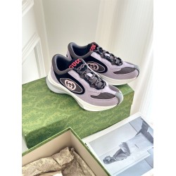 Gucci Run Lilac And Grey Low Top Trainers Gucci Run Lilac And Grey Low Top Trainers