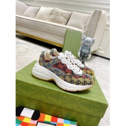 Gucci Rhyton Gg Multicolour Chunky Canvas Low Top Trainers Multicolour Gucci Rhyton Gg Multicolour Chunky Canvas Low Top Trainers Multicolour