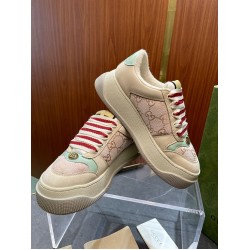 Gucci Screener Gg Canvas Pink Low Top Trainers Pink Gucci Screener Gg Canvas Pink Low Top Trainers Pink