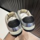 Gucci Screener Metallic Silver Gold Web Stripe Leather Trainers Heel View Heel counter detail of Gucci Screener Metallic Silver Gold Web Stripe Leather Trainers