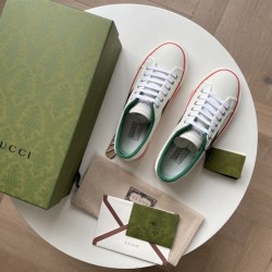 Gucci Tennis White Leather Web Stripe Trainers Gucci Tennis White Leather Web Stripe Trainers