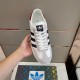 Replica Gucci 9410 GGCC030 Buddha Luxury Replica Gucci Trainers X Adidas Gazelle Low-Top In White – Gcc030 Uk - 9410 - Buddha Luxury