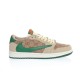 Replica Gucci 8588 GGCC050 Buddha Luxury Replica Gucci Trainers X Air Jordan 1 Low White Brown Green – Gcc050 Uk - 8588 - Buddha Luxury