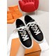 Hermes Day Black Leather Trainers Close-up View in black and white Handheld view showcasing Hermes Day black leather trainers and turn-lock clasps in black and white