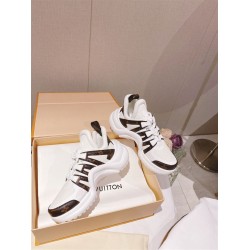 L Archlight Low Top White Brown Trainers L Archlight Low Top White Brown Trainers