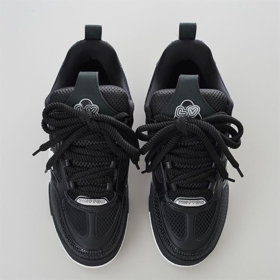 Replica L 8235 LLVS143 Buddha Luxury Replica L Lv Skate Sneaker In Black – Lvs143 Uk - 8235 - Buddha Luxury