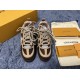 L Skate Sneaker top view showing brown snakeskin pattern Top-down view of the L Skate Sneaker in brown snakeskin pattern