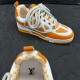 L Skate Chunky Trainers in yellow and white leather interior detail L Skate Chunky Trainers in yellow and white leather interior detail