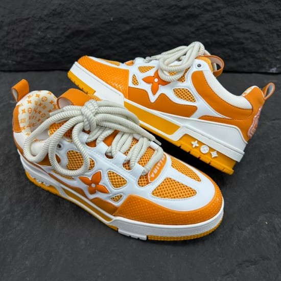 L Skate Chunky Trainers in yellow and white leather paired layout L Skate Chunky Trainers in yellow and white leather paired layout
