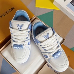 L Lv Trainer Maxi Sneaker Ciel – Lvs200 Uk