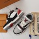 Replica L 8067 LLVS182 Buddha Luxury Replica L Lv Trainer Sneaker Red – Lvs182 Uk - 8067 - Buddha Luxury