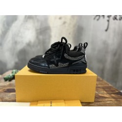 L Black Embellished Chunky Low Top Trainers L Black Embellished Chunky Low Top Trainers