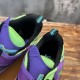 Collar and inner lining of L Millenium Zip Low Top Trainers Green Purple L Millenium Zip Low Top Trainers Green Purple collar and tongue interior