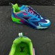 L Runner Tatic Blue Pink Mesh Trainers - Interior Detail L Runner Tatic Blue Pink Mesh Trainers interior collar and brand insoles