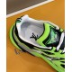 L Runner Tactic Green Mesh Leather Trainers Interior Lining Detail L Runner Tactic Green Mesh Leather Trainers close up of collar and tongue