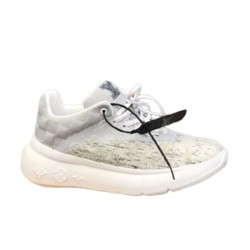 L Show Up Monogram Pattern Chunky Sole Low Top Trainers