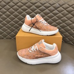 L Show Up Low Top Monogram Trainers Peach