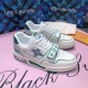 L Trainer Green Mesh Low Top Trainers Pair View Pair of L Trainer Green Mesh Low Top Trainers displayed together