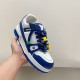 Replica L Trainer Maxi Low-Top Sneakers In White And Blue – Lvs117 Uk - 9199 - Buddha Luxury