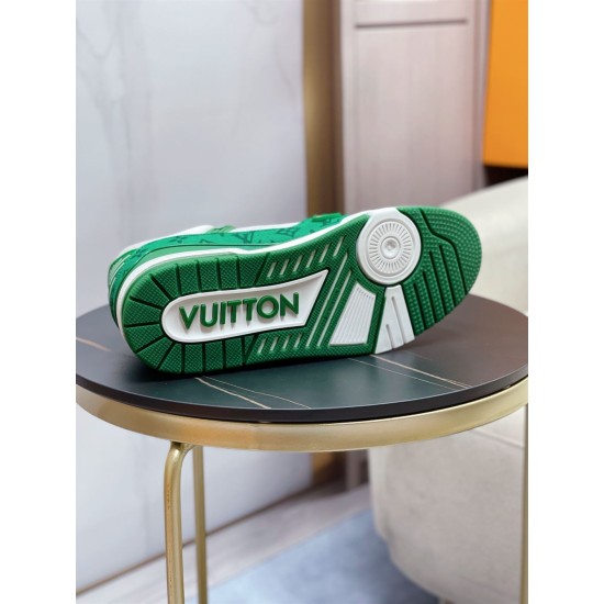 Replica L 8278 LLVS001 Buddha Luxury Replica L Trainer Monogram Denim White Green – Lvs001 Uk - 8278 - Buddha Luxury