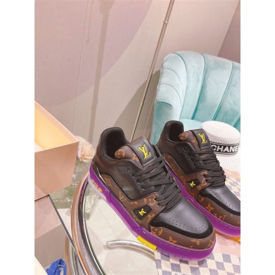 Replica L 8306 LLVS130 Buddha Luxury Replica L Trainer Monogram Purple – Lvs130 Uk - 8306 - Buddha Luxury