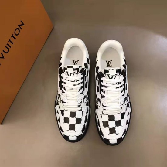 Replica L 9392 LLVS046 Buddha Luxury Replica L Trainer Sneaker Black White Damier – Lvs046 Uk - 9392 - Buddha Luxury