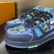 Replica L 8201 LLVS144 Buddha Luxury Replica L Trainer Sneaker In Marine – Lvs144 Uk - 8201 - Buddha Luxury