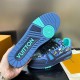 Replica L 8201 LLVS144 Buddha Luxury Replica L Trainer Sneaker In Marine – Lvs144 Uk - 8201 - Buddha Luxury