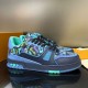 Replica L 8201 LLVS144 Buddha Luxury Replica L Trainer Sneaker In Marine – Lvs144 Uk - 8201 - Buddha Luxury