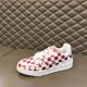Replica L 8354 LLVS044 Buddha Luxury Replica L Trainer Sneaker Red White Damier – Lvs044 Uk - 8354 - Buddha Luxury
