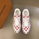 Replica L 8354 LLVS044 Buddha Luxury Replica L Trainer Sneaker Red White Damier – Lvs044 Uk - 8354 - Buddha Luxury