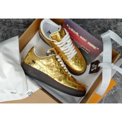 L X Nike Air Force 1 Low-Top Sneakers In Gold – Lvs114 Uk L X Nike Air Force 1 Low-Top Sneakers In Gold – Lvs114 Uk