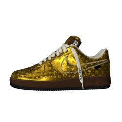 L X Nike Air Force 1 Low-Top Sneakers In Gold – Lvs114 Uk