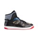 Gucci Basket High Top Black Demetra Canvas Trainer Profile View Gucci Basket High Top Black Demetra Canvas Trainer Profile View