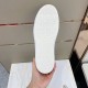Moncler Trainer Sole Tread Detail in dark blue and white Underside tread pattern view of Moncler white rubber trainer sole in dark blue and white