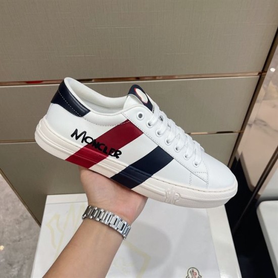 Replica Moncler 8442 MMCS005 Buddha Luxury Replica Moncler Trainers Montpellier Striped Logo-Print – Mcs005 Uk - 8442 - Buddha Luxury