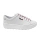 Moncler Promyx White Leather Low Top Trainer Studio Profile Moncler Promyx White Leather Low Top Trainer Studio Side Profile