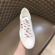 Moncler Promyx White Leather Low Top Trainer Overhead View Moncler Promyx White Leather Low Top Trainer Overhead Tongue View