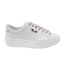 Moncler Promyx White Leather Low Top Trainers Upper